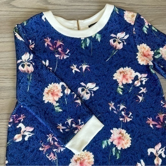 💋 Pietro Brunelli floral formal maternity dress 👗 M - Picture 5 of 11